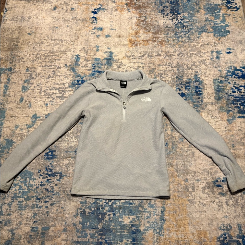 The North Face Light Gray Fleece Pullover